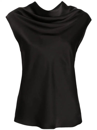 Sleeveless Satin Top