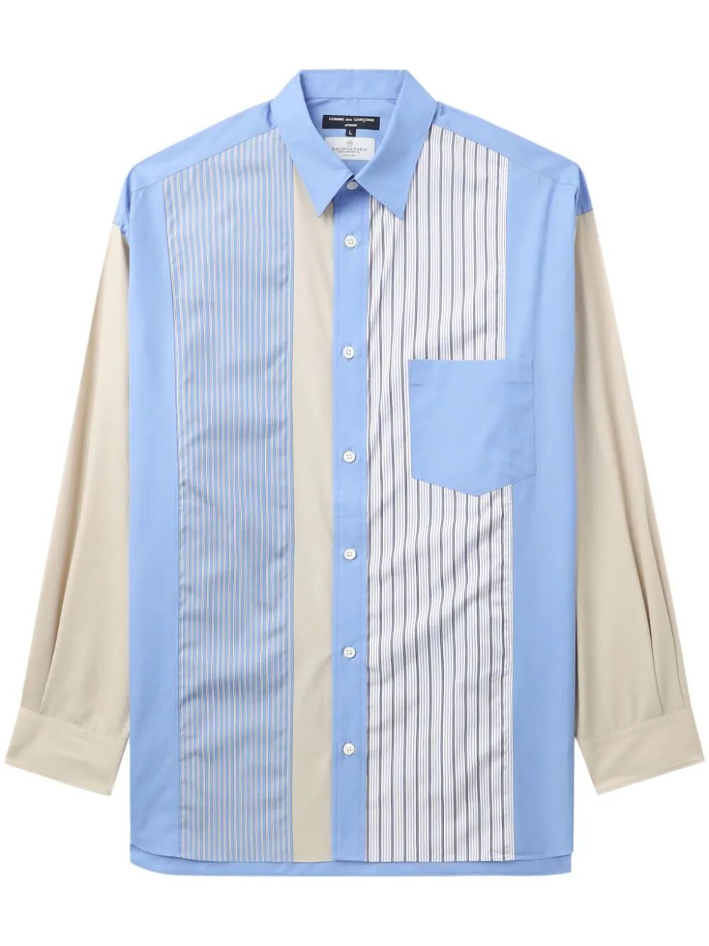 Striped Shirt With Patch