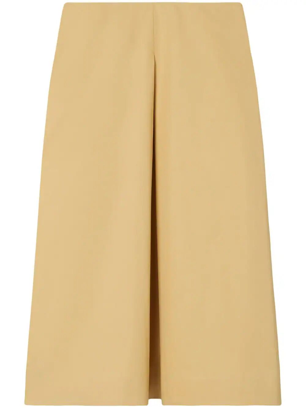 Pleated Poplin Skirt