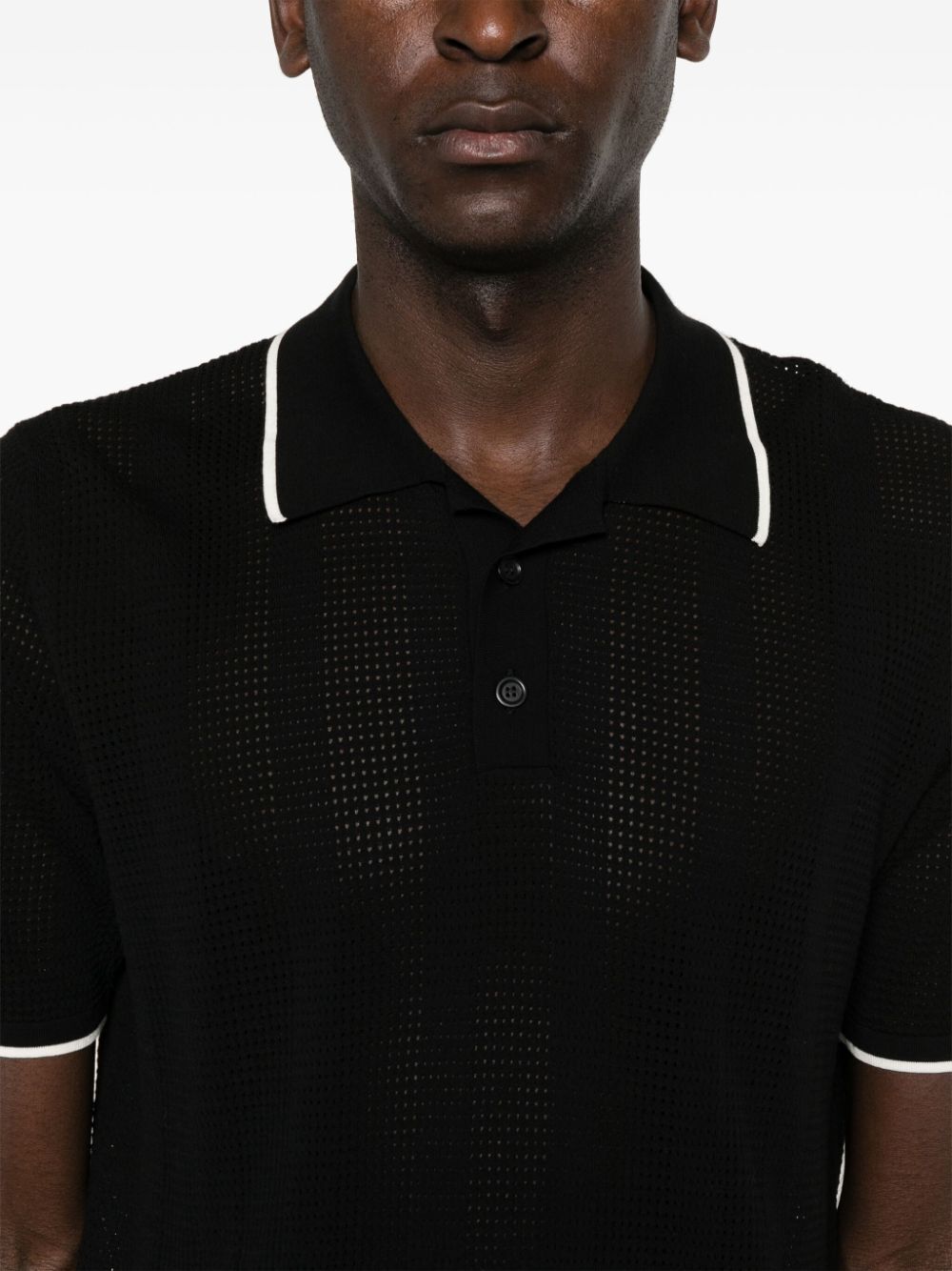 Short Sleeves Mix Polo