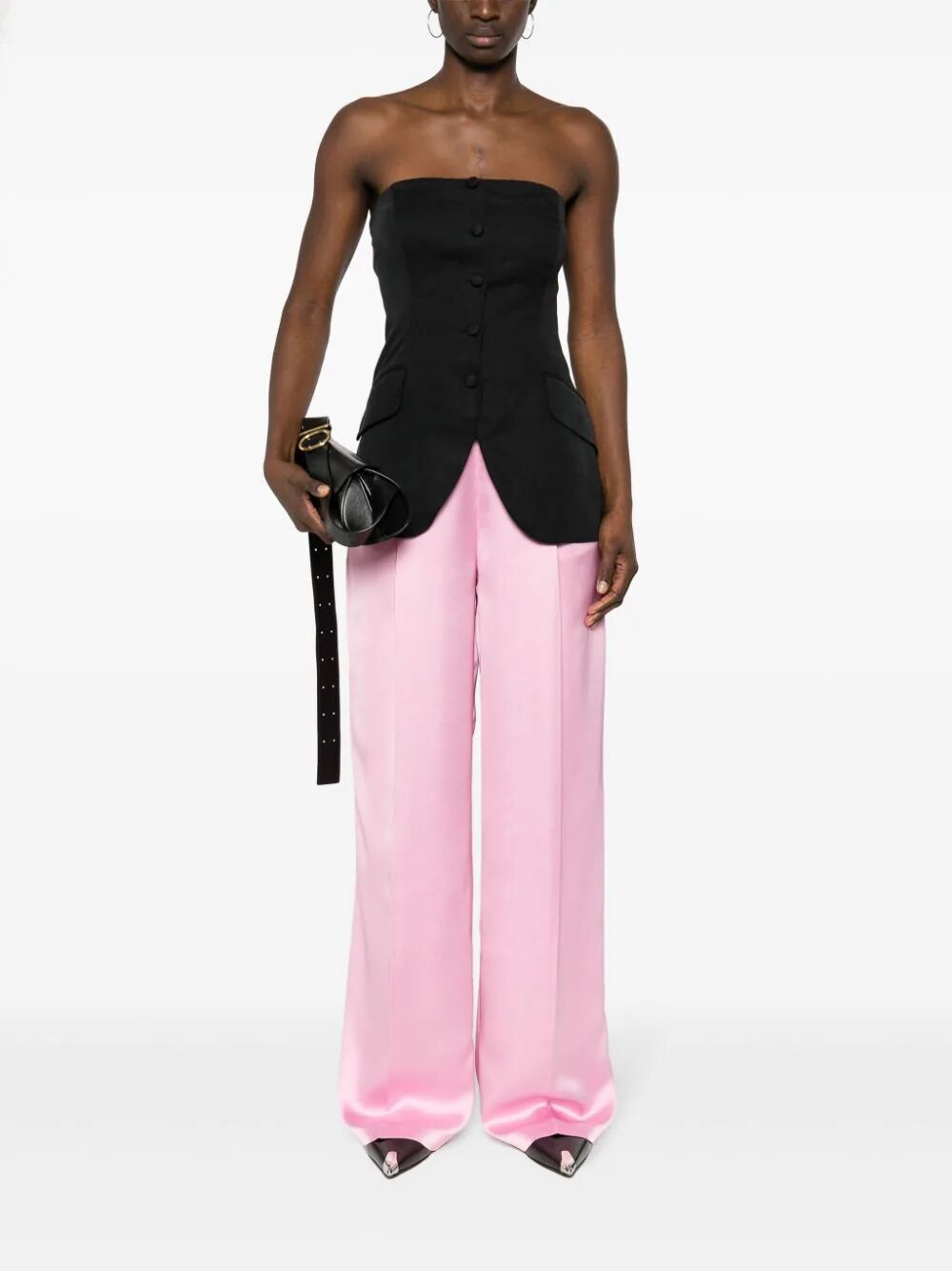 Satin Wide Leg Pants