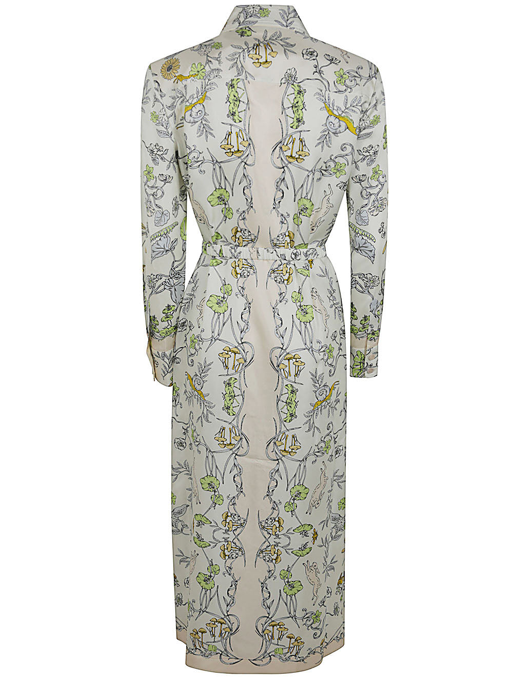 Printed Silk Twill Shirtdress