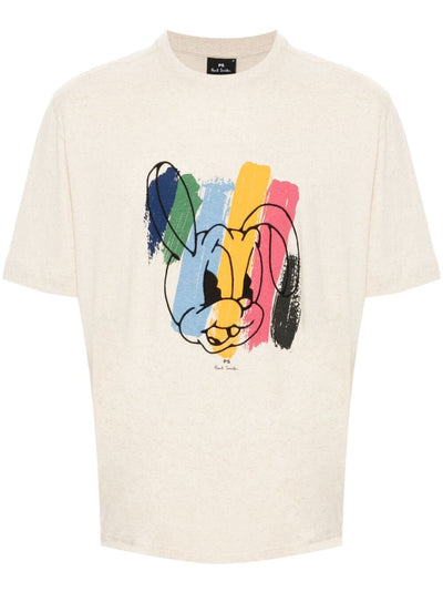 Mens Reg Fit Ss Tshirt Rabbit