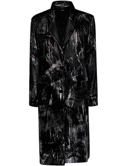 Long Coat Velvet Graphites Effects