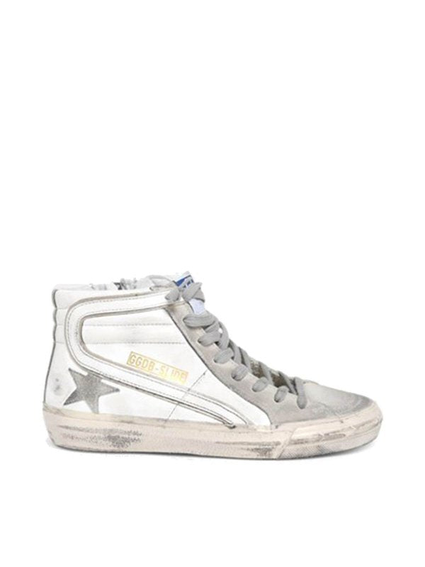 Sneakers Slide High Top Bianche