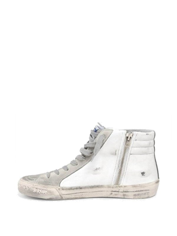 Sneakers Slide High Top Bianche