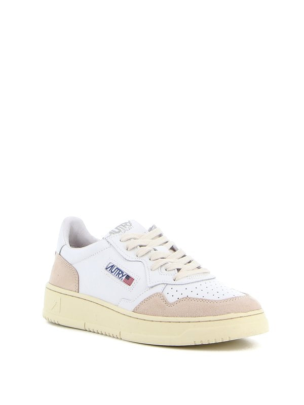 Sneakers Basse In Pelle