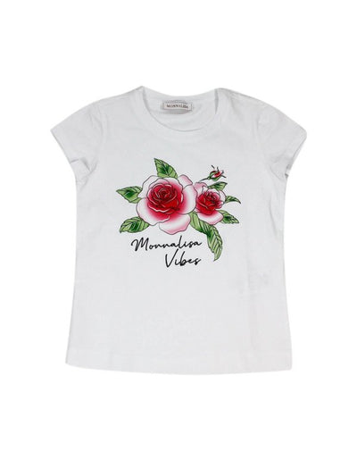 T-shirt Logo Rose Bianca