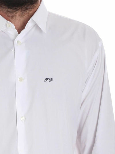 Camicia In Cotone Bianco