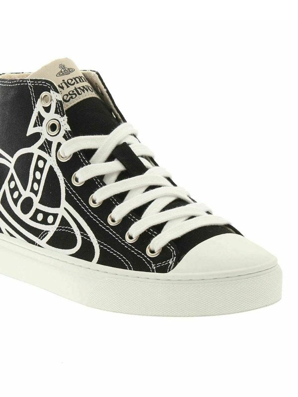 Sneakers Plimsoll High Top Nere