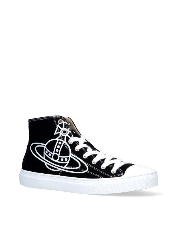 Sneakers Plimsoll High Top Nere