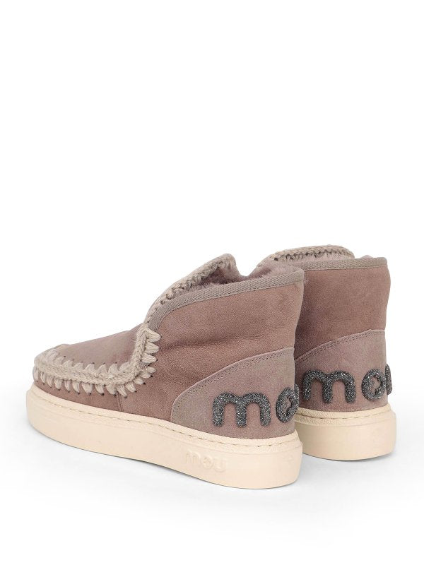 Sneaker Eskimo Con Logo Glitter