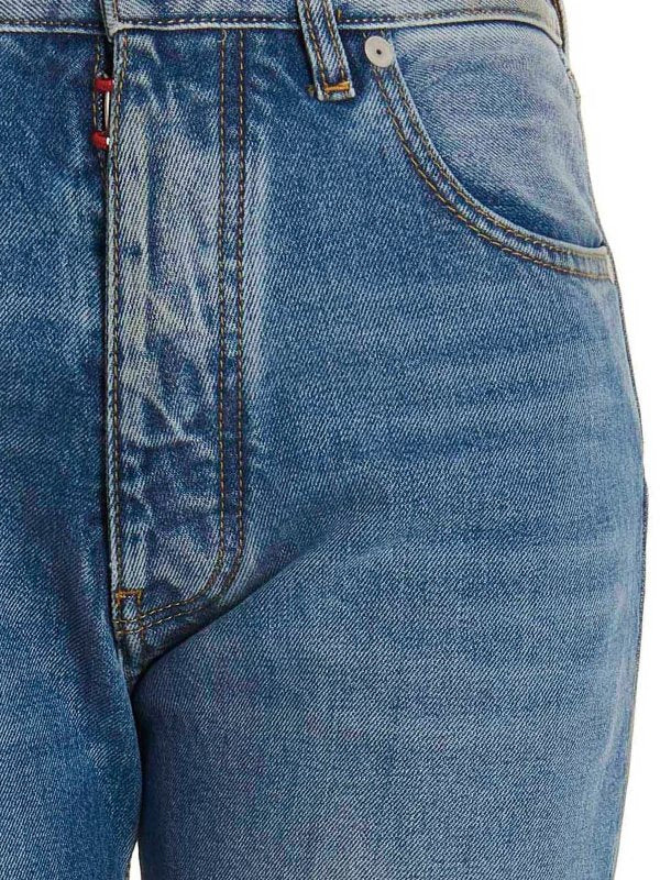 Jeans Con Ricamo Logo