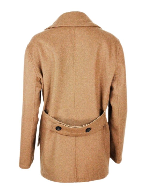 Cappotto Doppiopetto In Lana E Cashmere