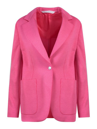 Blazer In Cotone Con Iconiche Bande Laterali