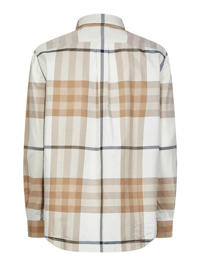 Camicia Tartan Con Colletto Button-down