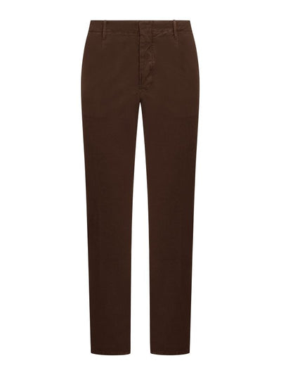 Pantaloni In Cotone Stretch