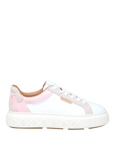 Sneaker Ladybug In Pelle Colore Bianco E Rosa