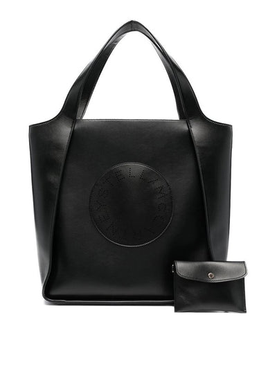 Borsa Tote Con Logo Traforato