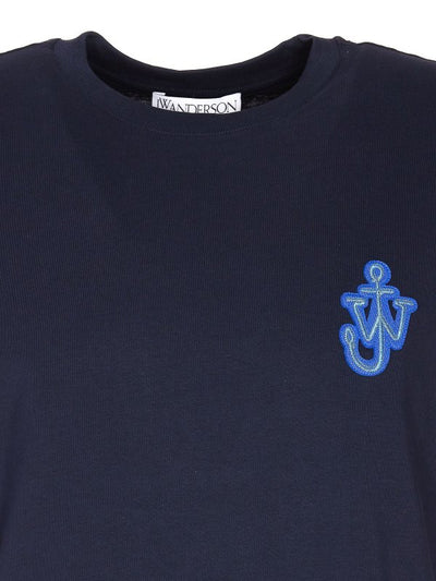 T-shirt In Cotone Con Logo Applicato