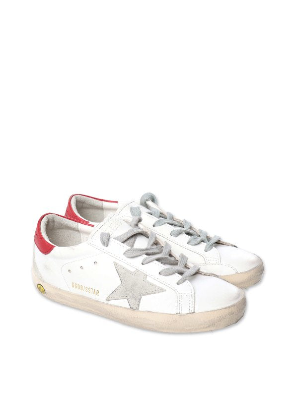 Sneaker Stringate In Pelle