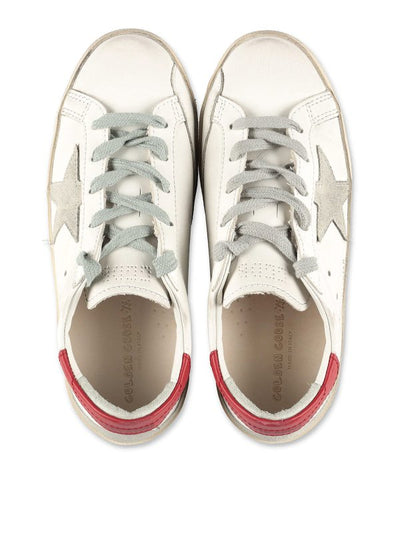 Sneaker Stringate In Pelle