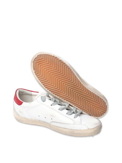 Sneaker Stringate In Pelle