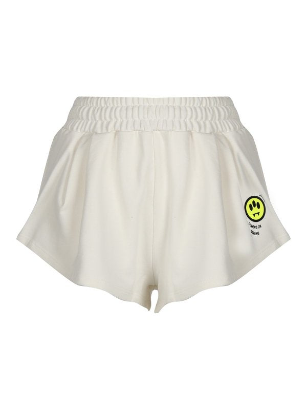 Shorts Con Logo Ricamato