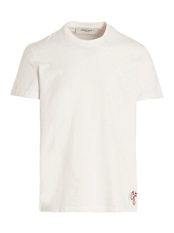 T-shirt In Cotone Effetto Consumato