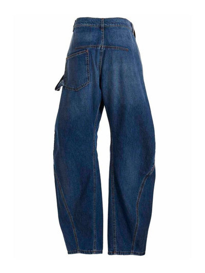 Jeans Workwear A Gamba Attorcigliata