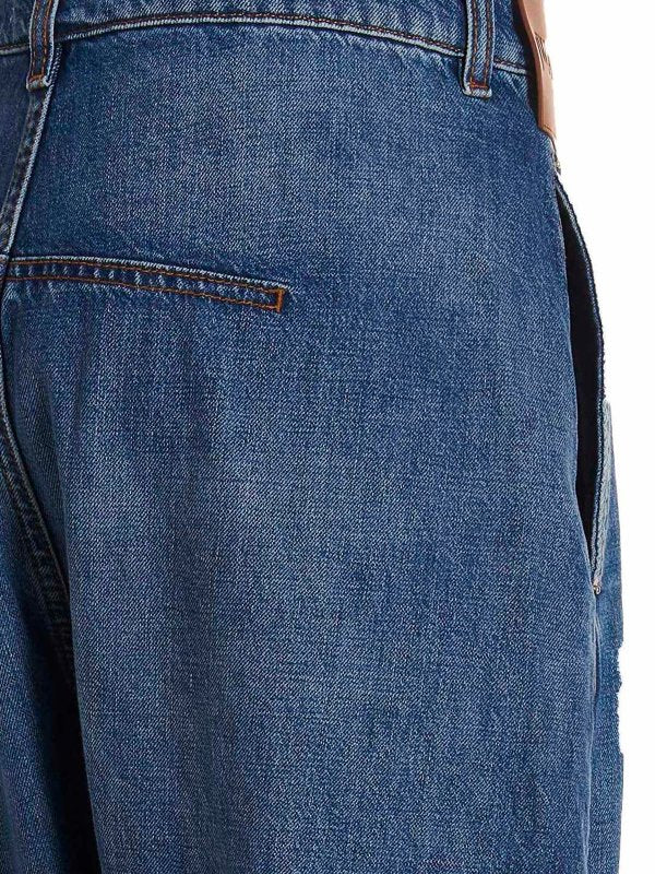 Jeans Workwear A Gamba Attorcigliata