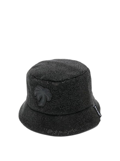 Cappello Stile Pescatore Con Patch E Strass