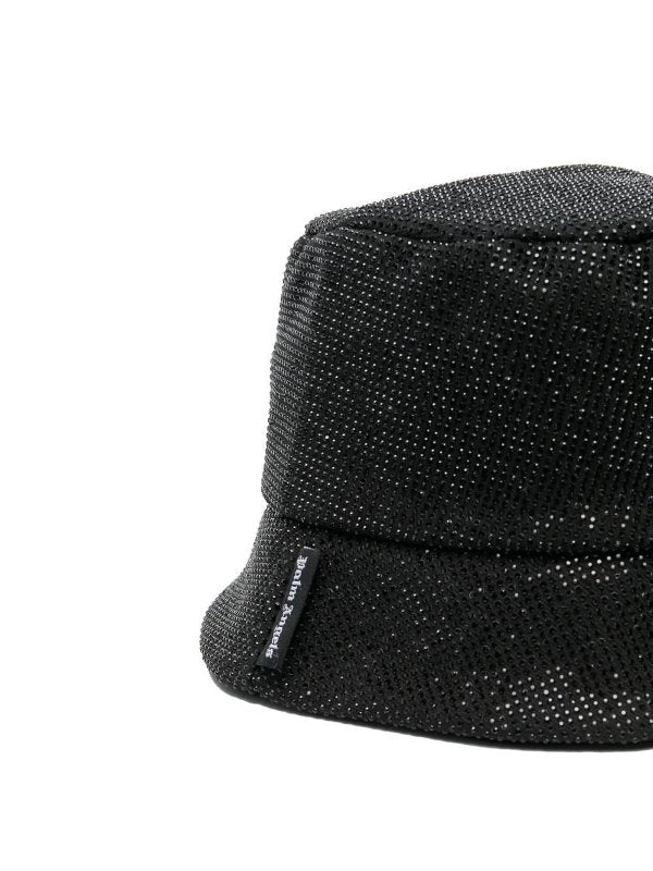 Cappello Stile Pescatore Con Patch E Strass