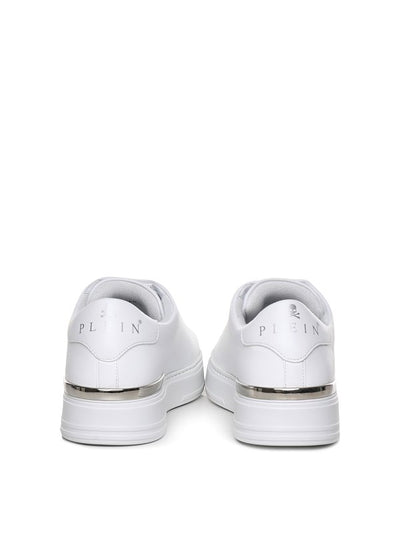 Sneakers In Pelle Con Logo