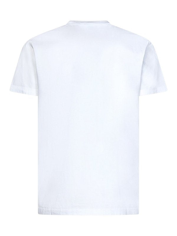 T-shirt In Cotone Bianco