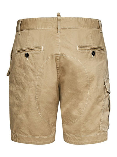 Pantaloncini Cargo Beige