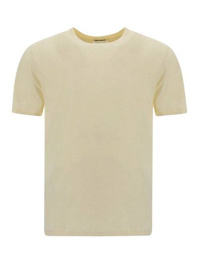 T-shirt In Cotone A Girocollo In Tre Colori