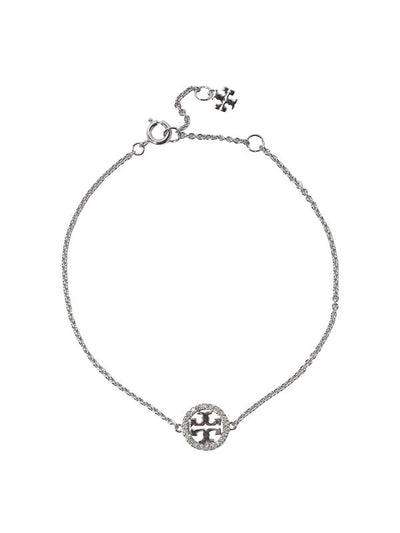 Collana Color Argento Con Charm E Cristalli