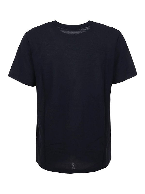 T-shirt Girocollo In Cotone