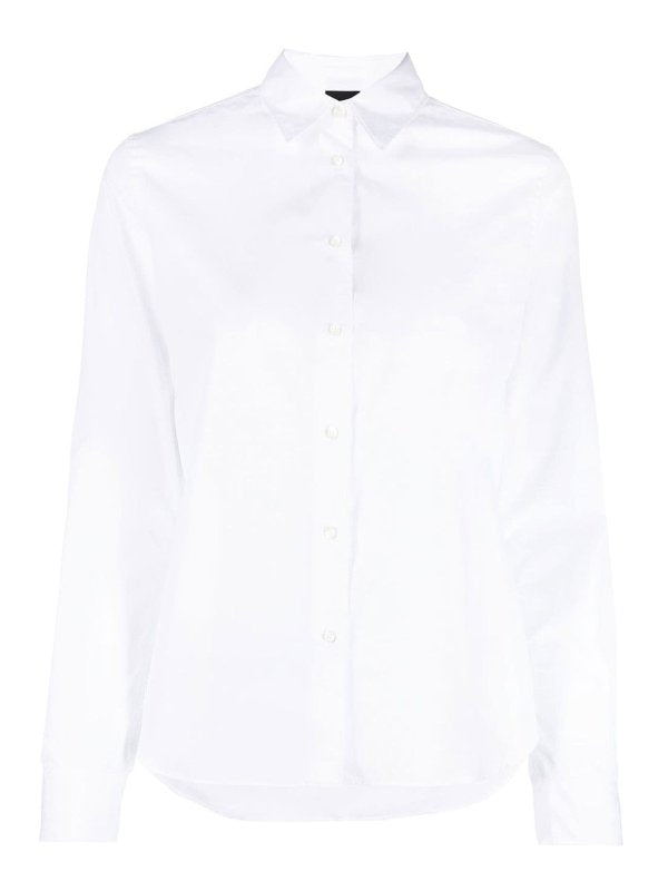 Camicia Bianca In Cotone