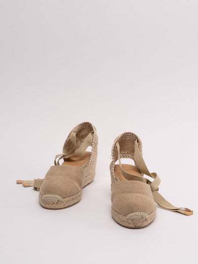 Espadrilles Carina Con Zeppa E Lacci