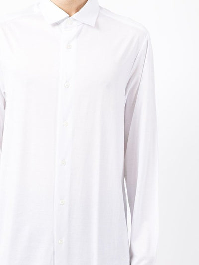 Camicia Bianca In Misto Cotone