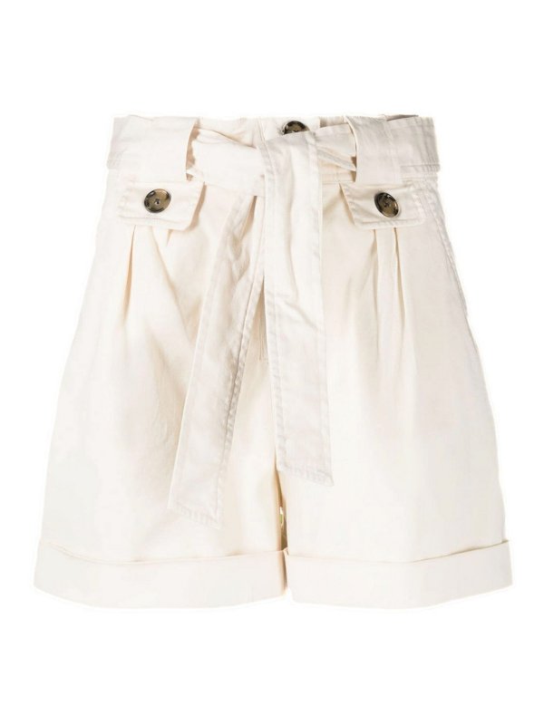 Shorts In Cotone A Vita Bassa