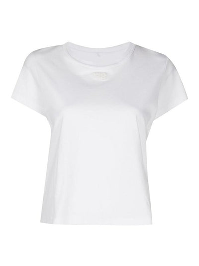 T-shirt Girocollo In Cotone Con Logo