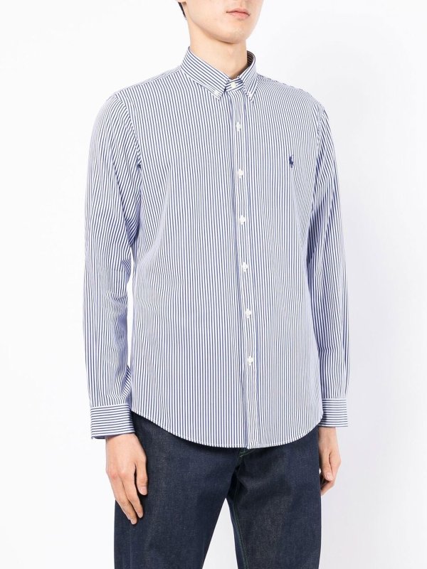 Camicia Button Down Gessata