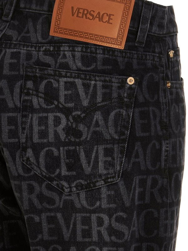 Jeans Stampa Logo