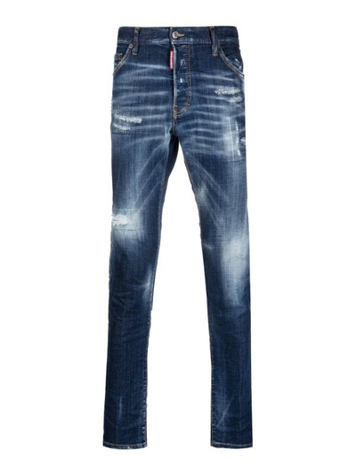 Jeans Da Uomo Con Effetto Distressed