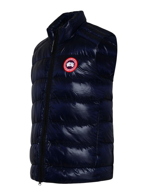 Gilet Crofton In Nylon Blu