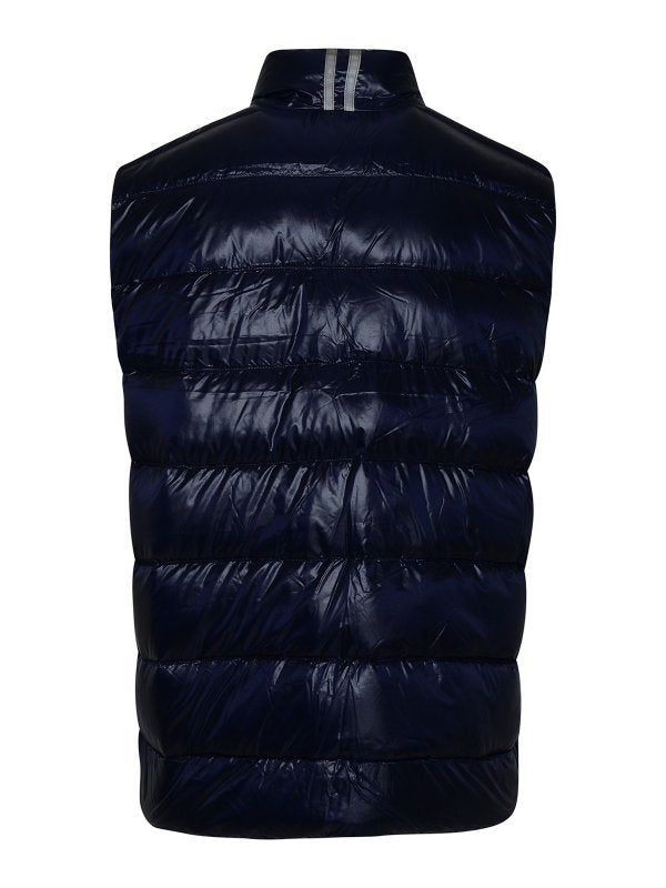 Gilet Crofton In Nylon Blu