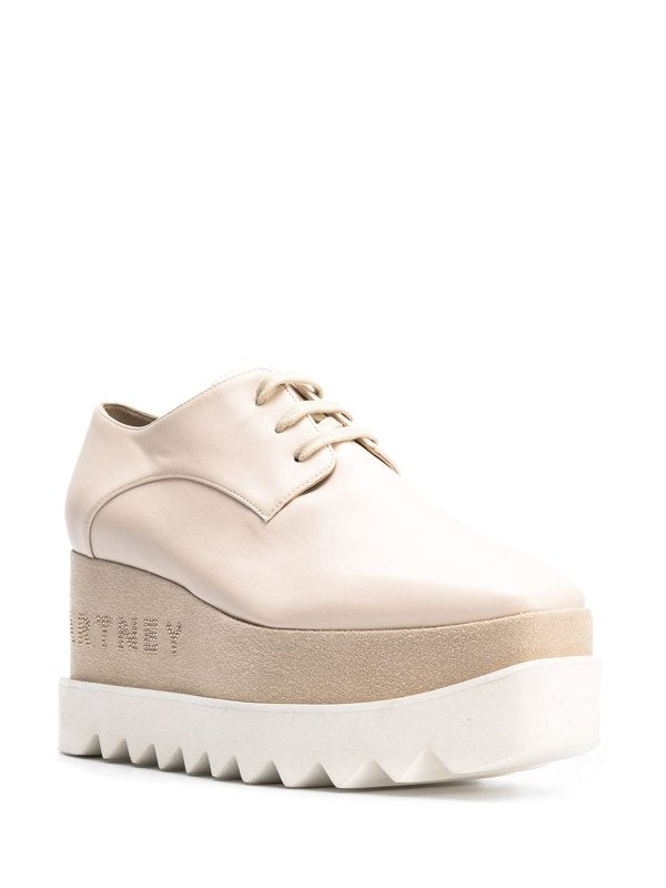 Scarpe Derby Con Plateau Elyse